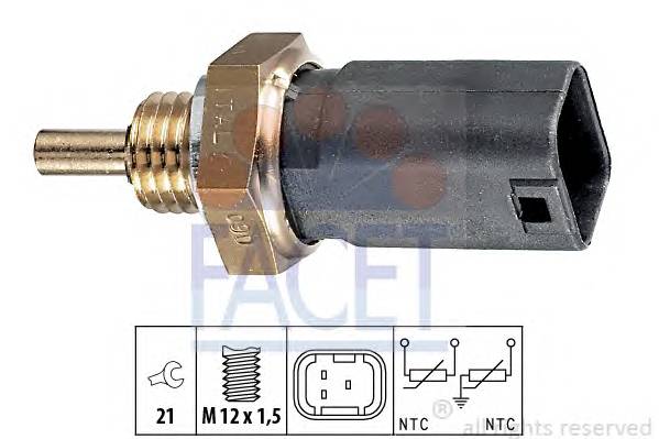 FACET 7.3252 Датчик, температура олії;