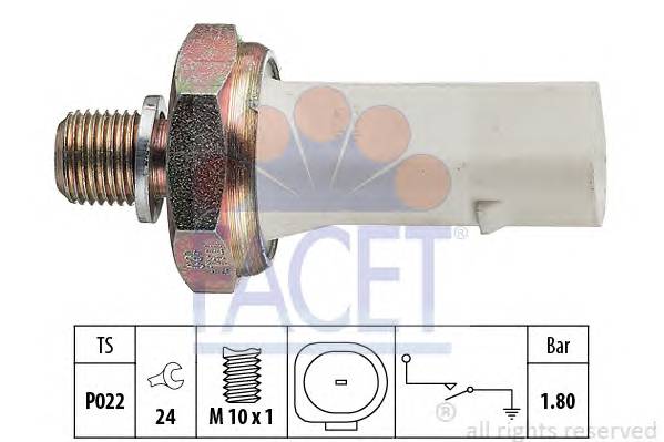 FACET 7.0136 Датчик давления масла