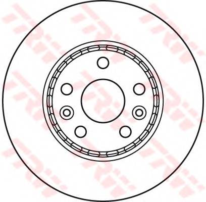 TRW DF6110 Тормозной диск