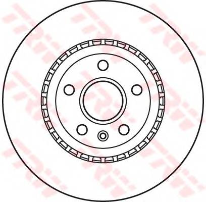 TRW DF6113S Тормозной диск