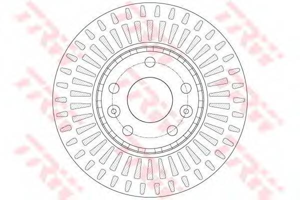 TRW DF6184 Тормозной диск