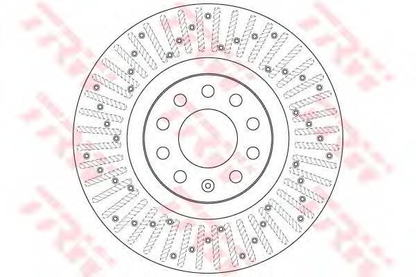 TRW DF6189S Тормозной диск