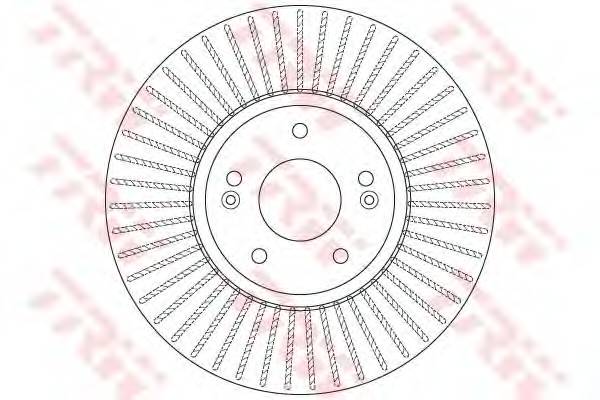 TRW DF6222 Тормозной диск