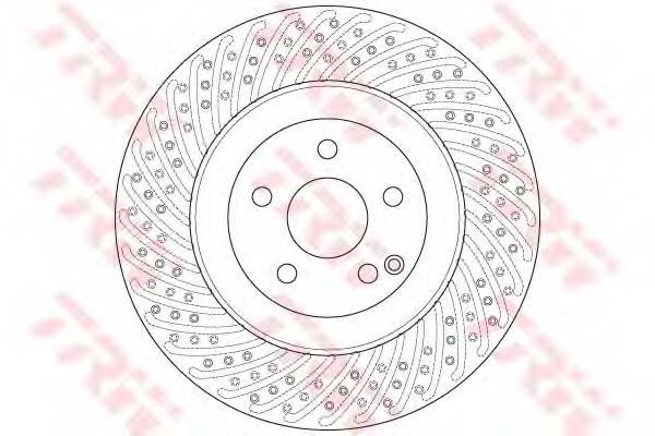 TRW DF6242S Гальмівний диск