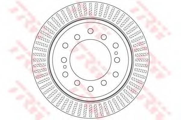 TRW DF6342 Тормозной диск