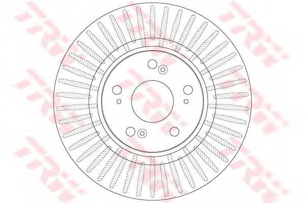 TRW DF6432S Тормозной диск