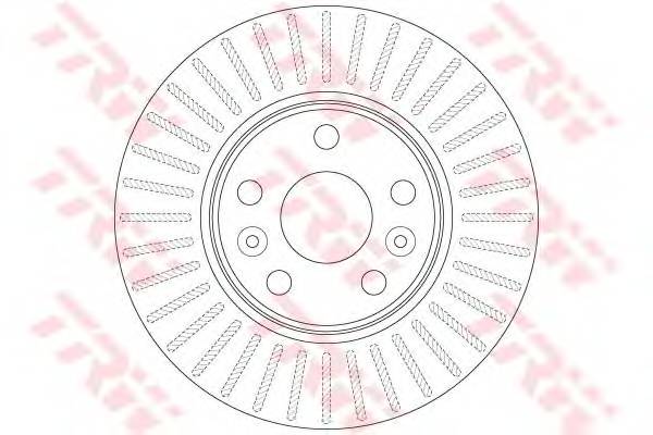 TRW DF6448 Тормозной диск