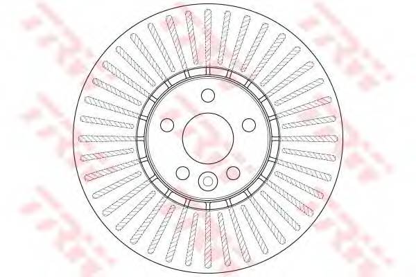 TRW DF6472S Тормозной диск