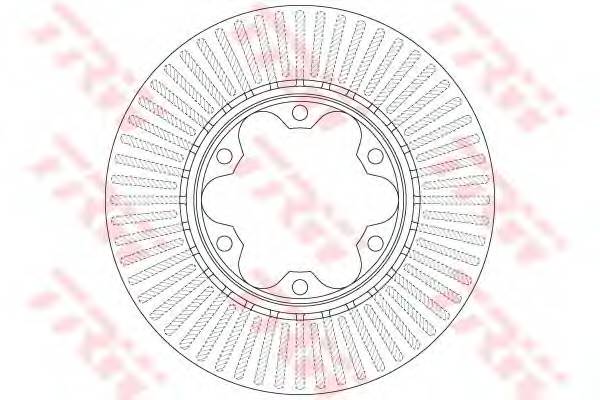TRW DF6481 Тормозной диск