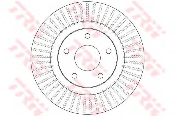 TRW DF6533 Тормозной диск