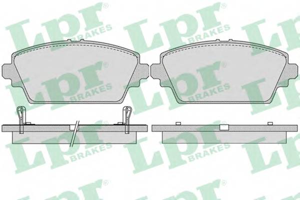 LPR 05P1036 Комплект тормозных колодок,