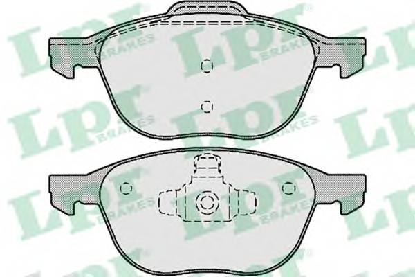 LPR 05P1190 Комплект тормозных колодок,