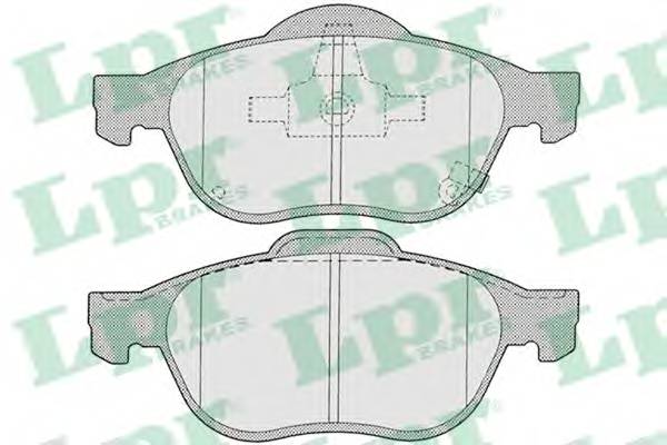 LPR 05P1215 Комплект тормозных колодок,