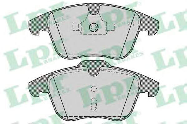 LPR 05P1255 Комплект тормозных колодок,