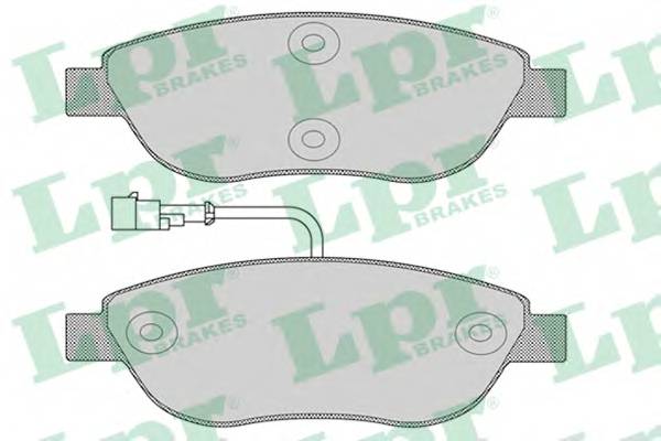 LPR 05P1268 Комплект тормозных колодок,