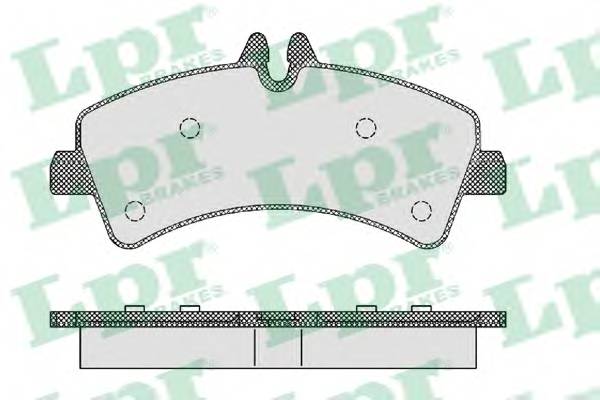 LPR 05P1294 Комплект тормозных колодок,