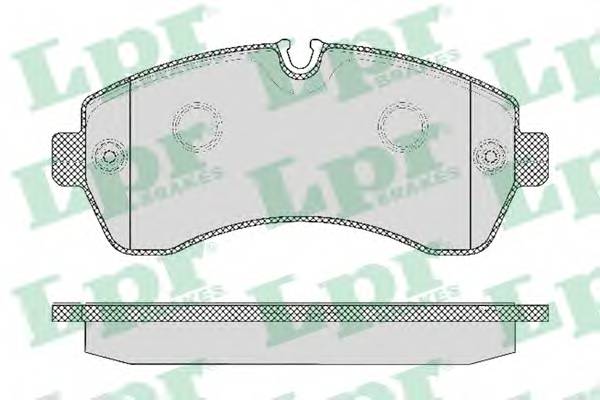 LPR 05P1295 Комплект тормозных колодок,