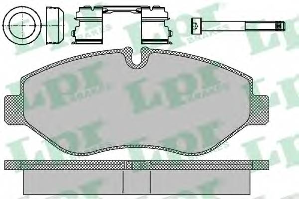 LPR 05P1297 Комплект гальмівних колодок,