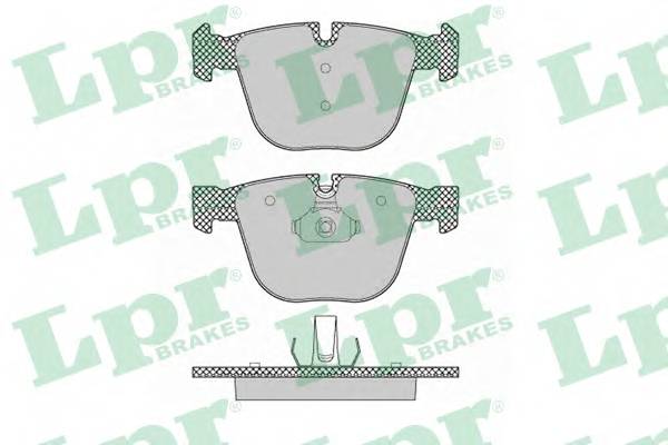 LPR 05P1367 Комплект гальмівних колодок,