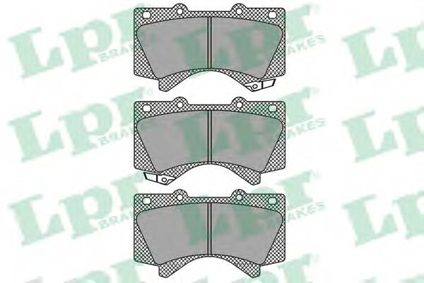 LPR 05P1418 Комплект гальмівних колодок,