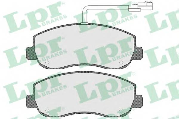 LPR 05P1579 Комплект гальмівних колодок,