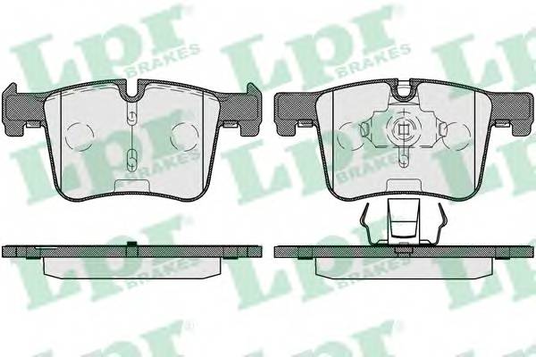 LPR 05P1732 Комплект гальмівних колодок,