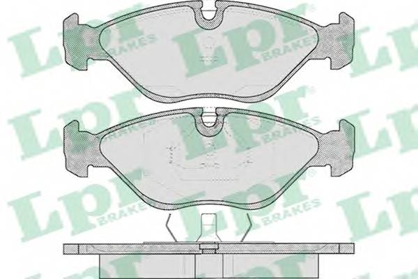 LPR 05P310 Комплект гальмівних колодок,