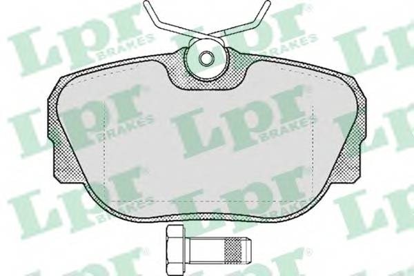 LPR 05P319 Комплект гальмівних колодок,