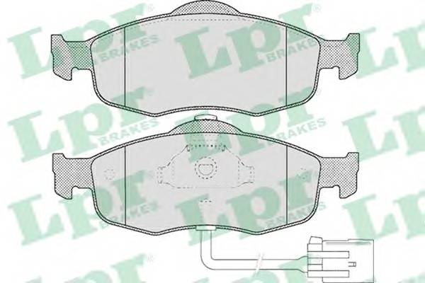 LPR 05P461 Комплект тормозных колодок,