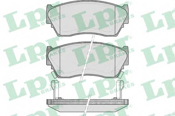 LPR 05P520 Комплект тормозных колодок,