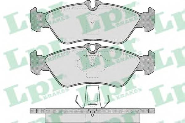 LPR 05P610 Комплект тормозных колодок,