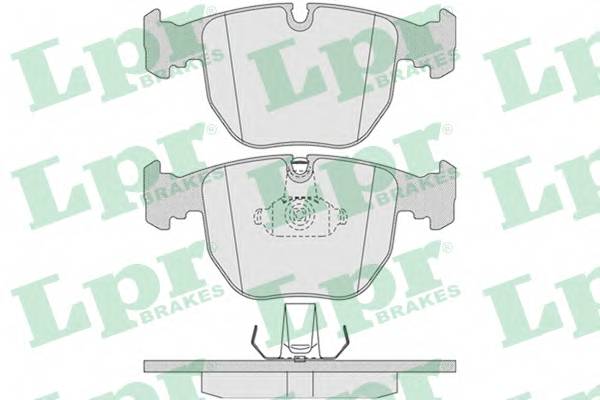 LPR 05P771 Комплект тормозных колодок,