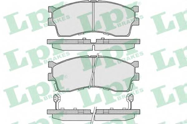 LPR 05P809 Комплект гальмівних колодок,