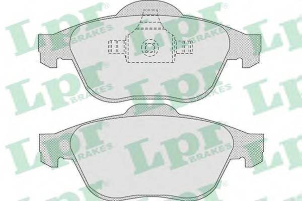 LPR 05P864 Комплект тормозных колодок,