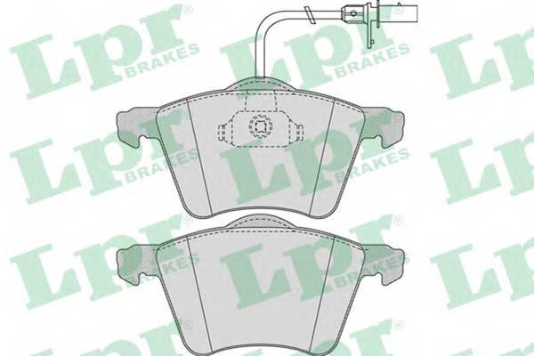 LPR 05P975 Комплект тормозных колодок,