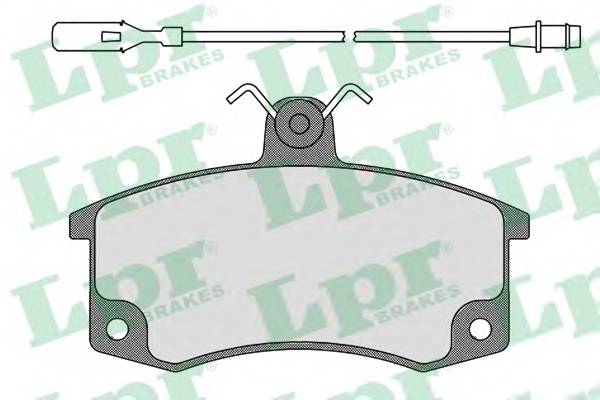 LPR 05P988 Комплект тормозных колодок,