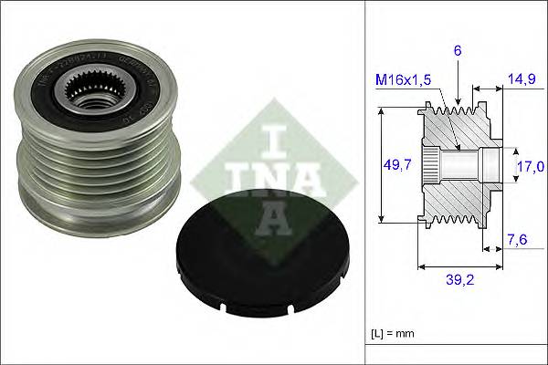 INA 535 0015 10 Механизм свободного хода