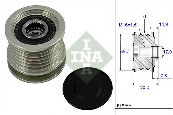 INA 535 0013 10 Механизм свободного хода