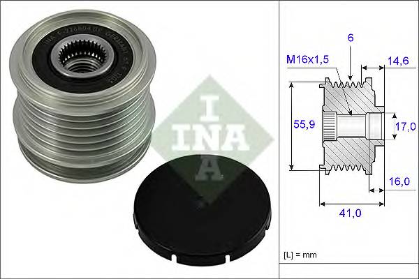 INA 535 0010 10 Механизм свободного хода