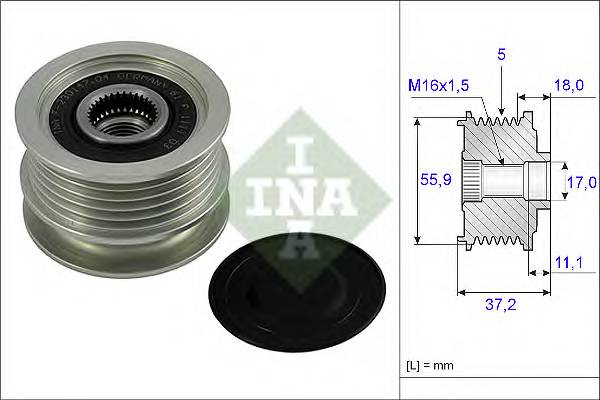 INA 535 0018 10 Механизм свободного хода