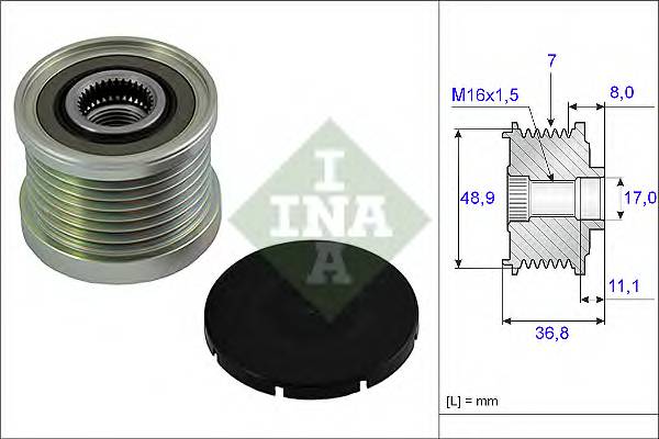 INA 535 0081 10 Механізм вільного ходу