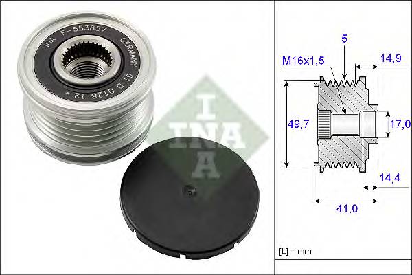 INA 535 0101 10 Механізм вільного ходу