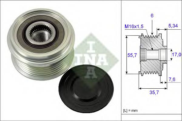 INA 535 0077 10 Механизм свободного хода