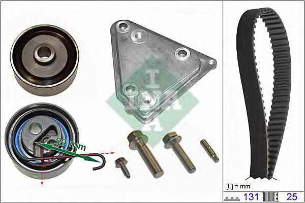 INA 530 0492 10 Комплект ремня ГРМ