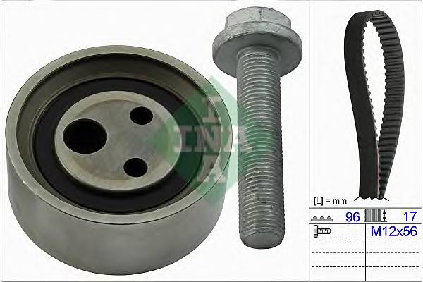 INA 530 0490 10 Комплект ременя ГРМ