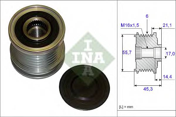 INA 535 0036 10 Механизм свободного хода