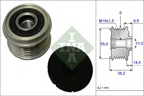 INA 535 0216 10 Механизм свободного хода