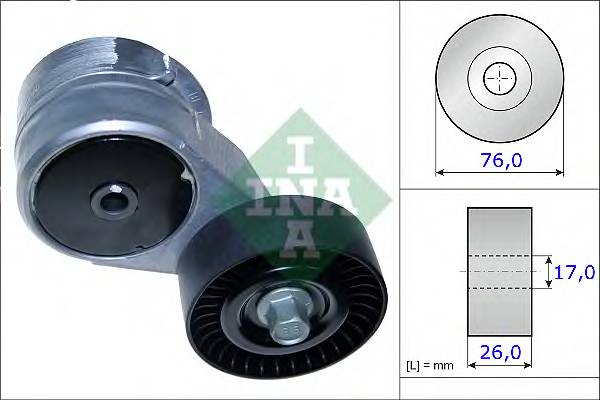 INA 534 0417 10 Натяжная планка, поликлиновой