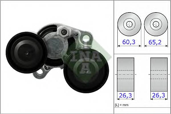 INA 534 0482 10 Натяжная планка, поликлиновой