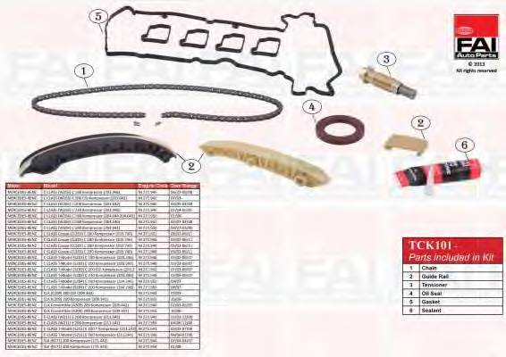 FAI AutoParts TCK101 Комплект цели привода